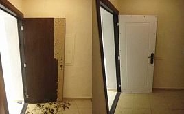 Замена панели входной двери